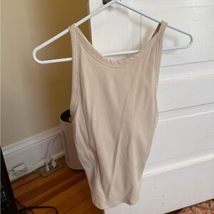 Outdoor Voices Beige Tank Top
